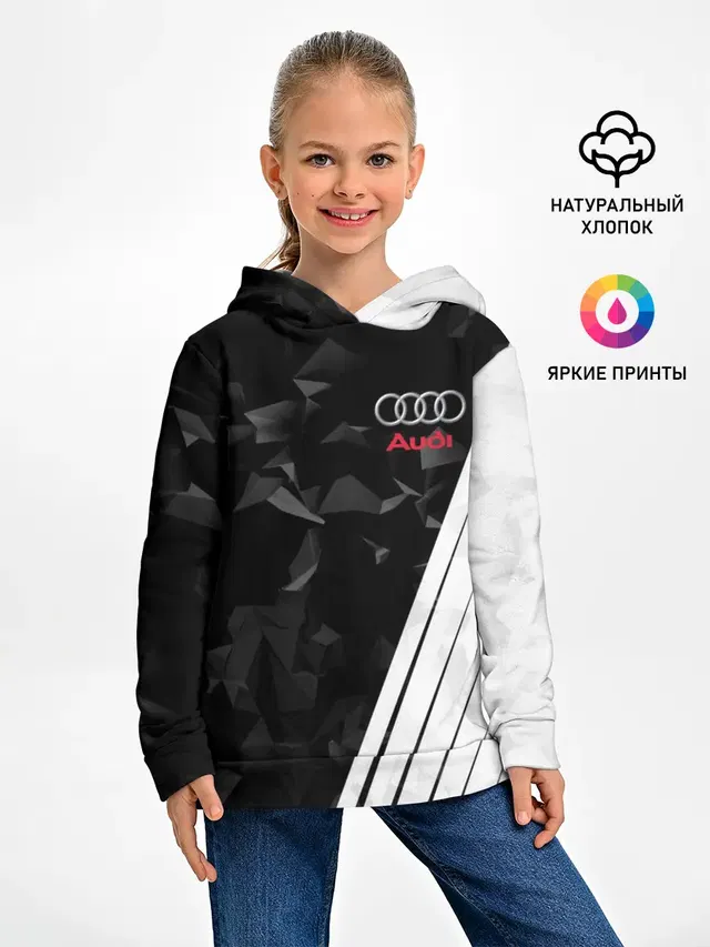 Детское худи с принтом «Audi — AUDI SPORT»