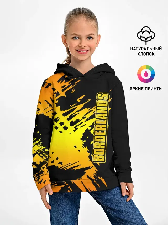 Детское худи с принтом «Borderlands»