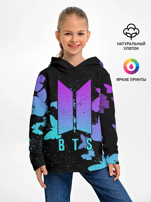 Детское худи с принтом «BTS»