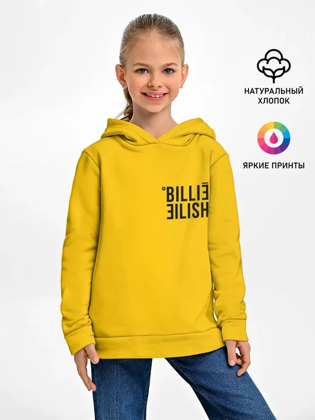 Детское худи с принтом «Billie Eilish»