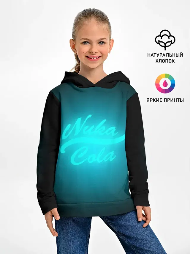 Детское худи с принтом «Quantum Jones Soda»