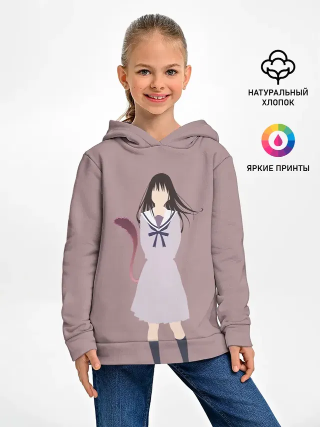 Детское худи с принтом «Hiyori Iki»