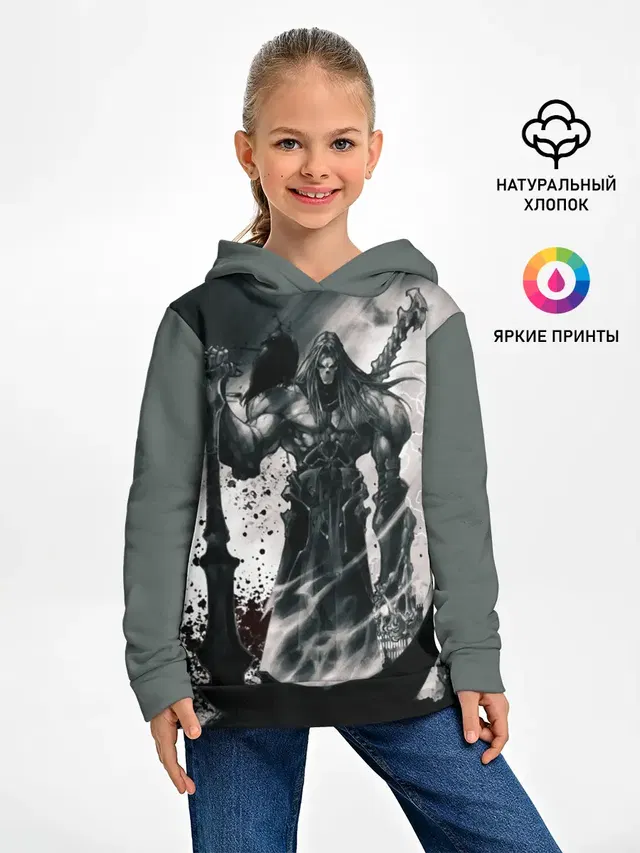 Детское худи с принтом «Darksiders»