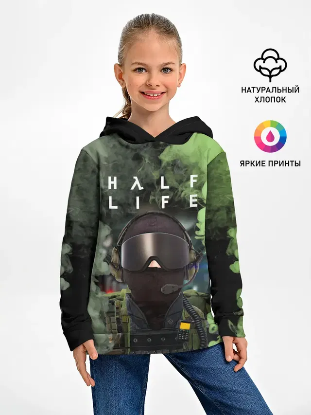 Детское худи с принтом «Opposing Force Half-Life — Opposing Force»