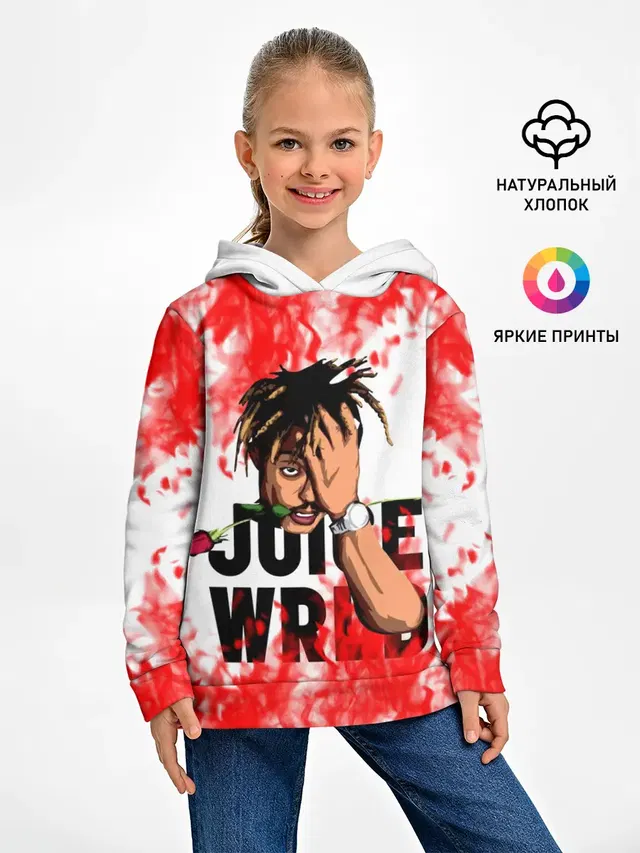 Детское худи с принтом «Eminem — Juice WRLD.»