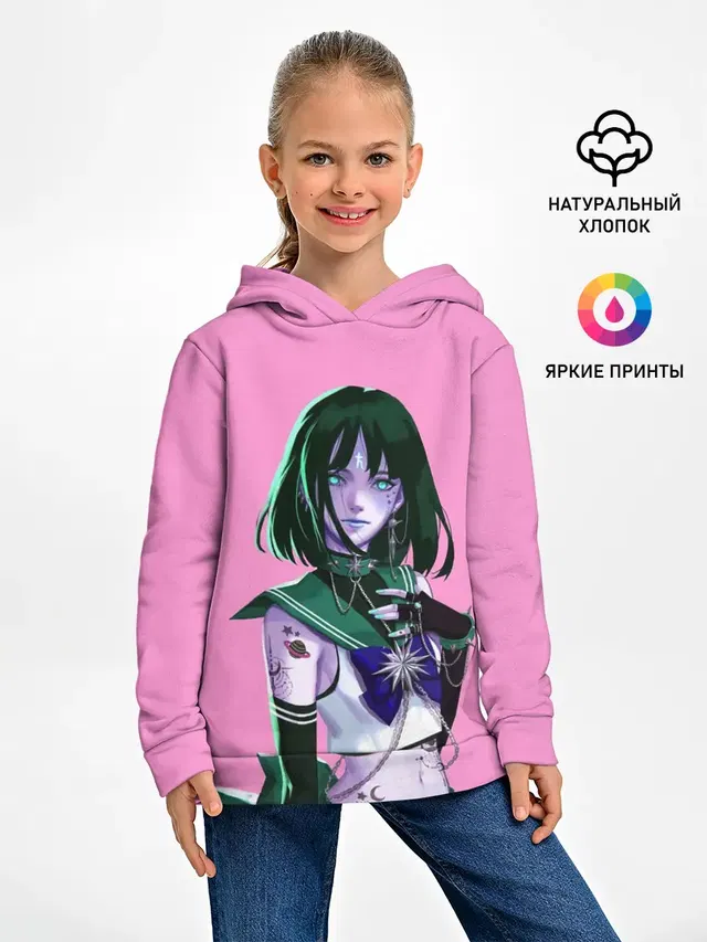 Детское худи с принтом «Sailor Saturn»