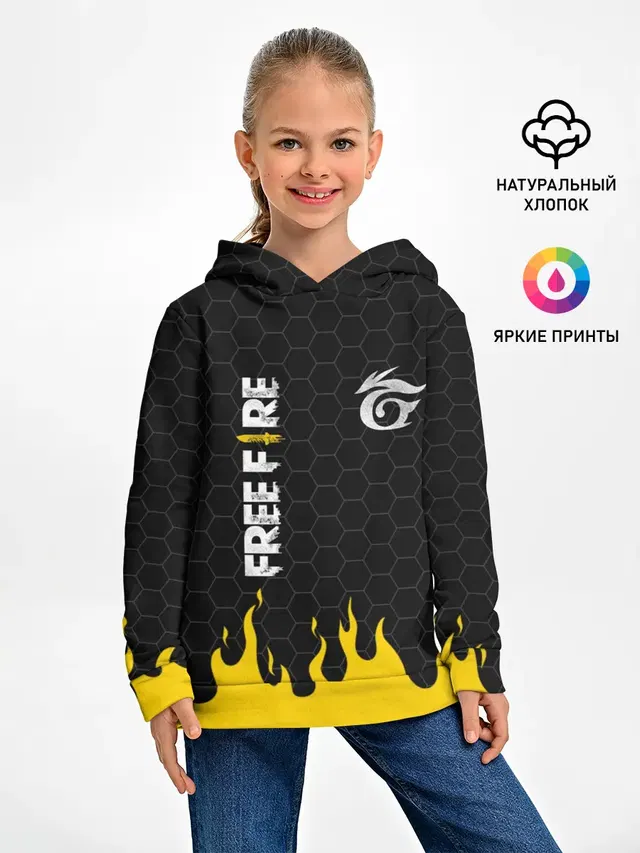 Детское худи с принтом «Flame»