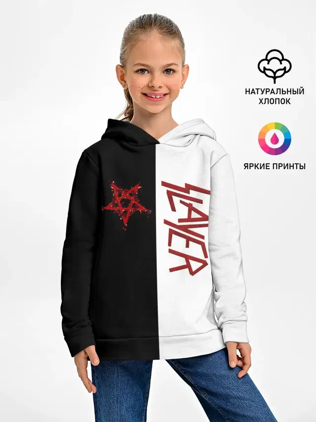 Детское худи с принтом «Slayer»