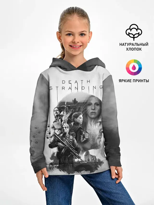 Детское худи с принтом «Death Stranding»