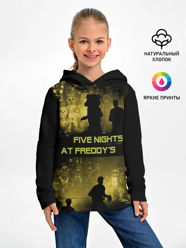 Детское худи с принтом «Freddy Fazbear»