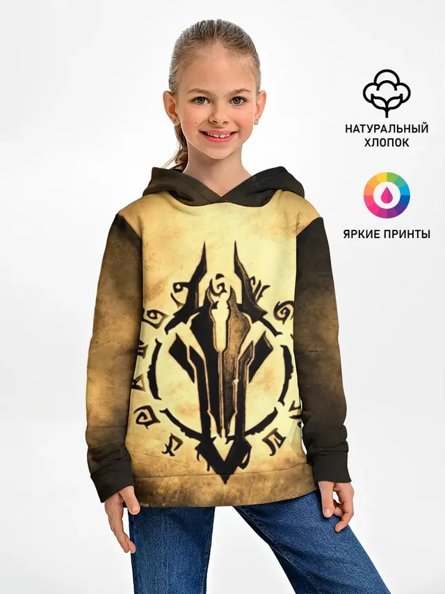 Детское худи с принтом «Darksiders LOGO»