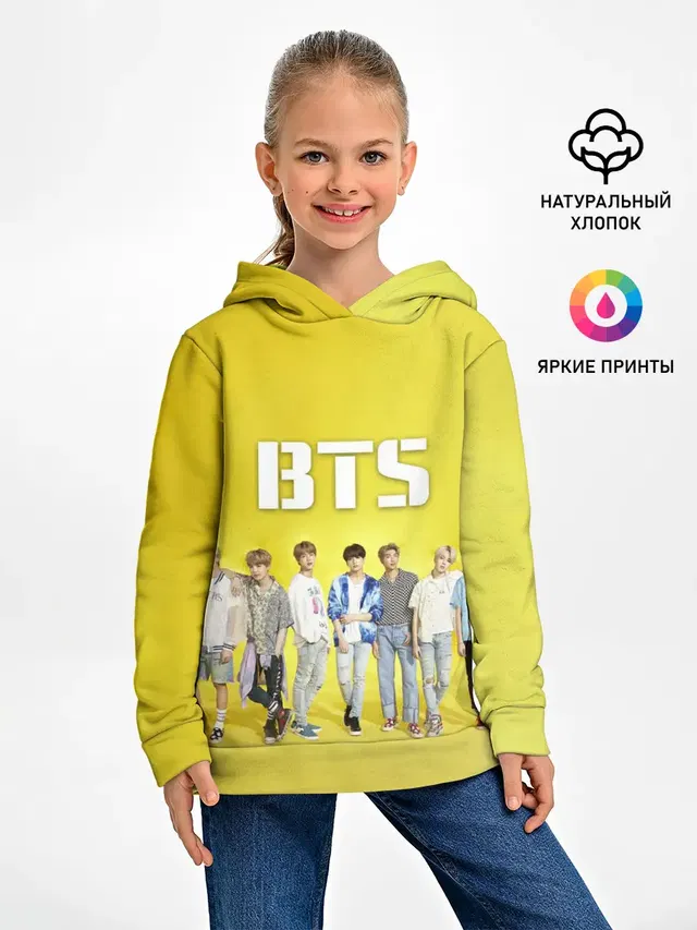 Детское худи с принтом «BTS»