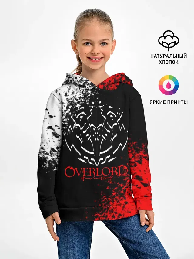 Оверлорд лого краснобелый