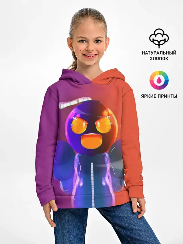 Детское худи с принтом «Bomb — whitty игра Friday Night Funki»