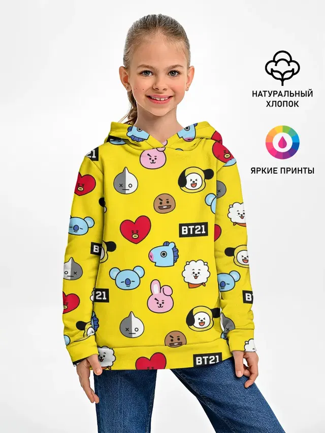Детское худи с принтом «BTS»