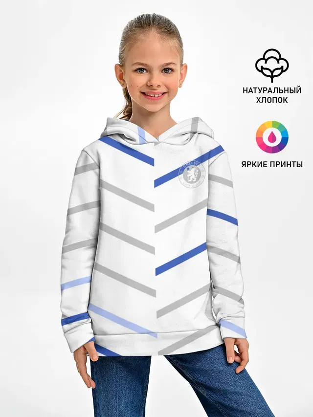 Детское худи с принтом «Челси — FC Chelsea — Fresh Top»