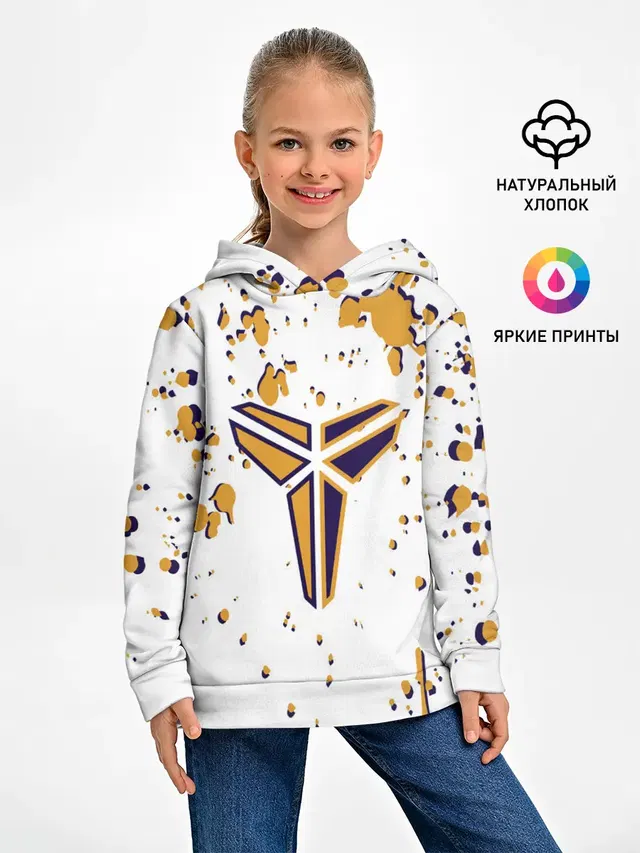 Детское худи с принтом «Лейкерс — Kobe Bryant.»