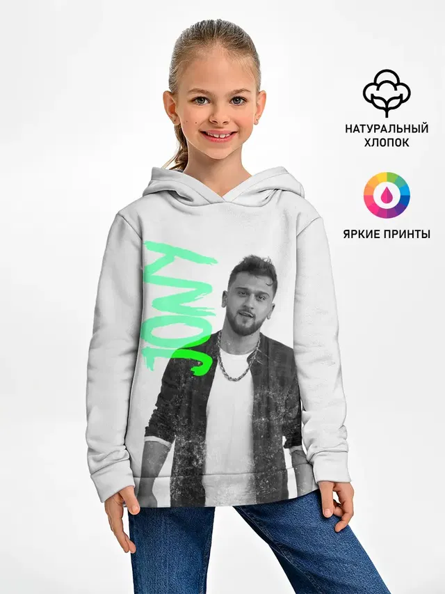 Детское худи с принтом «Jony — Jony music»