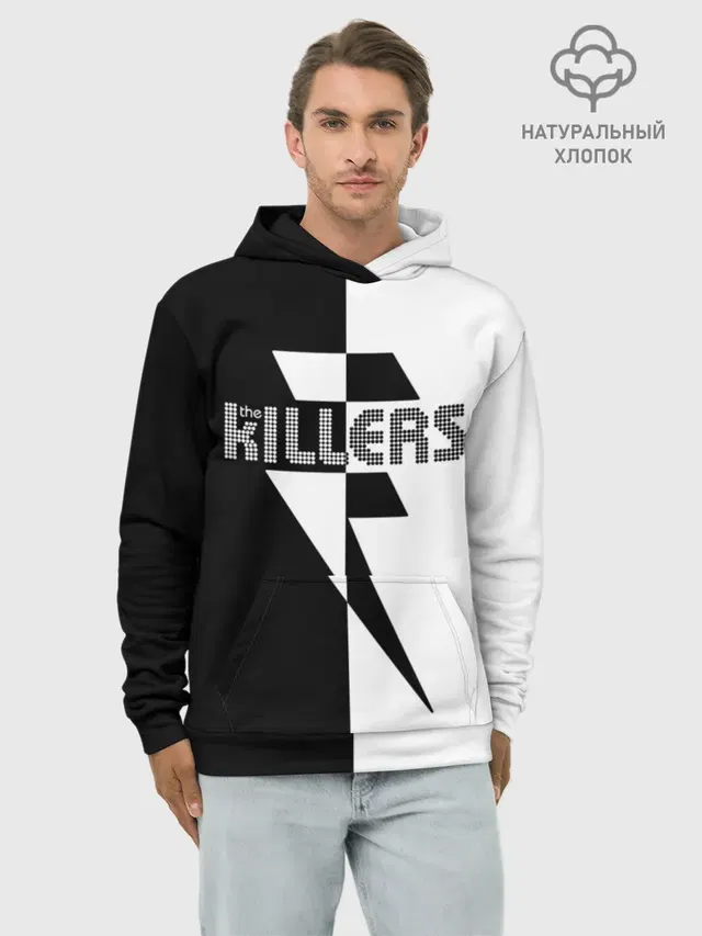Худи мужской базовый хлопок с принтом «The Killers»