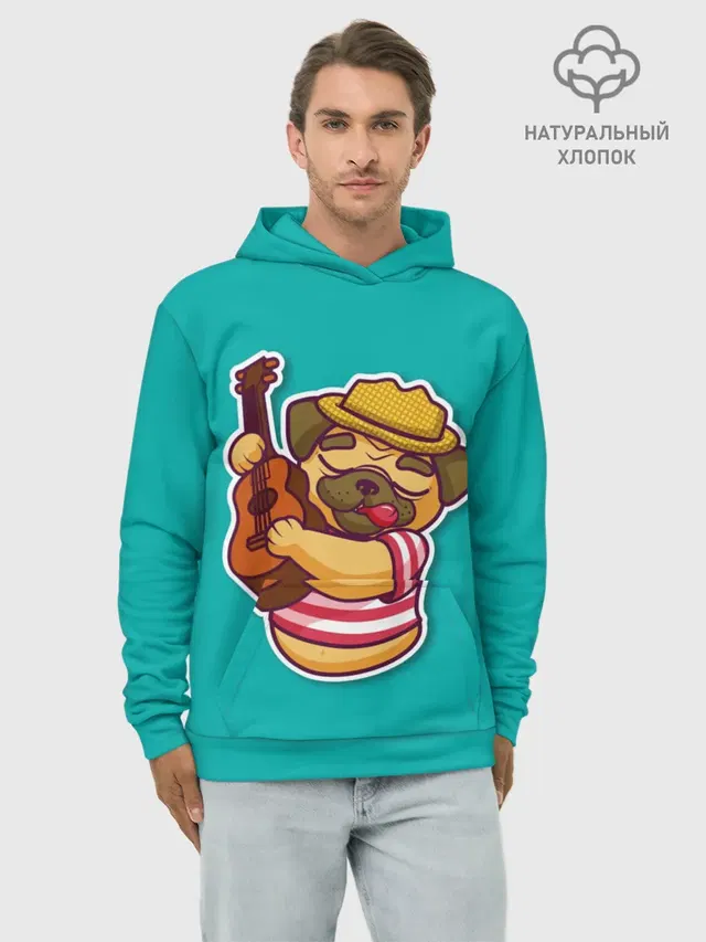 Мопс музыкант
