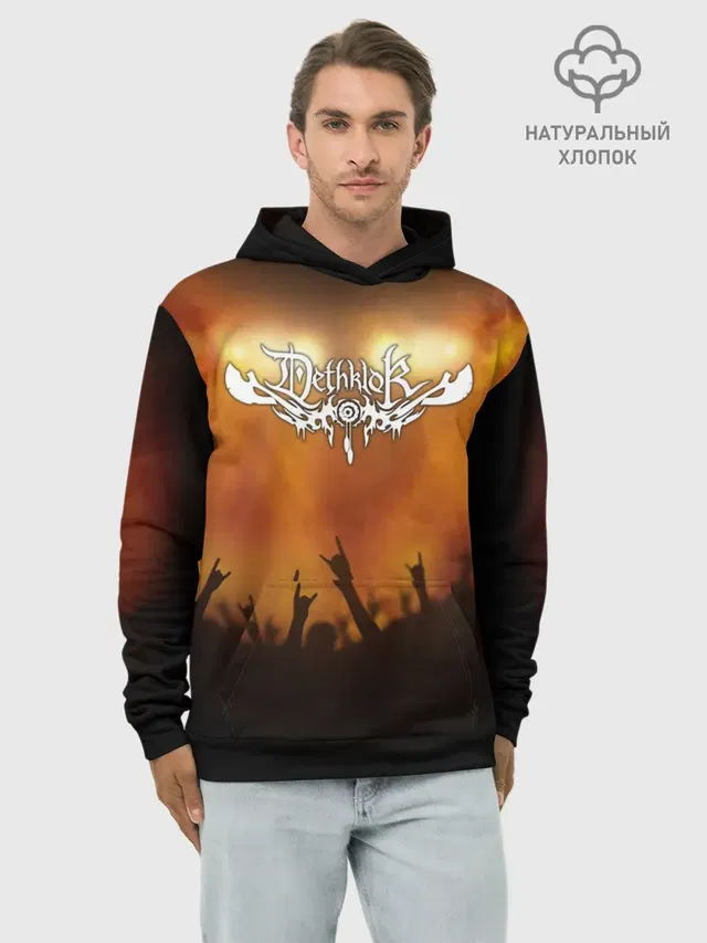 Худи мужской базовый хлопок с принтом «Dethklok»