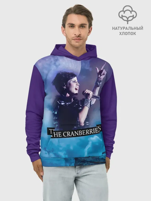 Худи мужской базовый хлопок с принтом «The Cranberries»