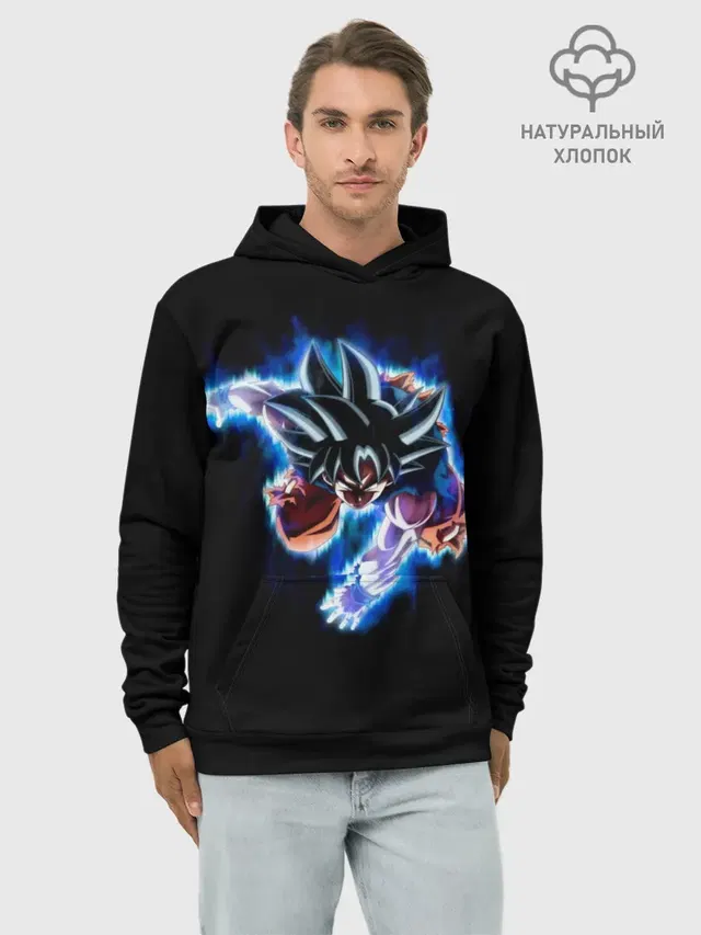 Худи мужской базовый хлопок с принтом «Hero Dragon Ball»