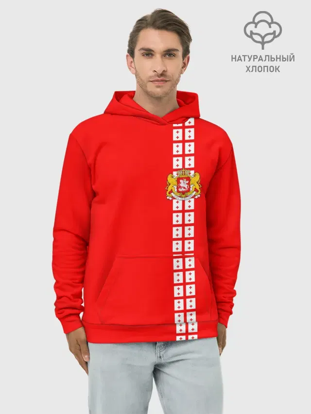Грузия, лента с гербом