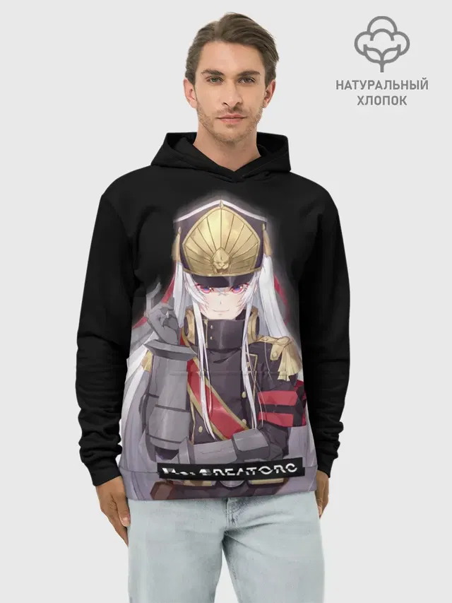Худи мужской базовый хлопок с принтом «Re:Creators — Re:Creators 3»