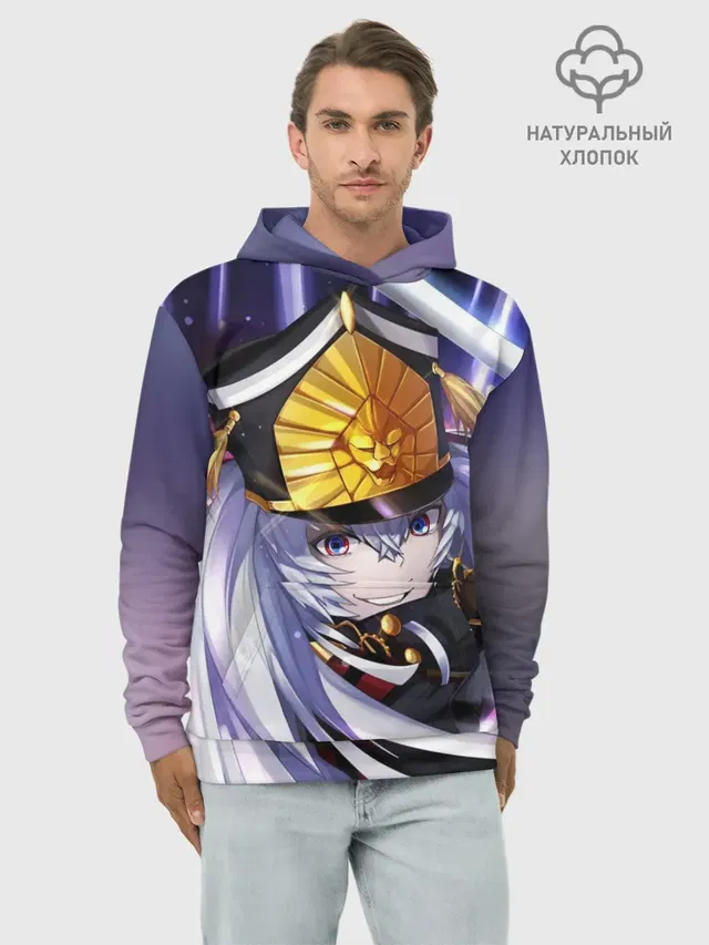 Худи мужской базовый хлопок с принтом «Re:Creators»
