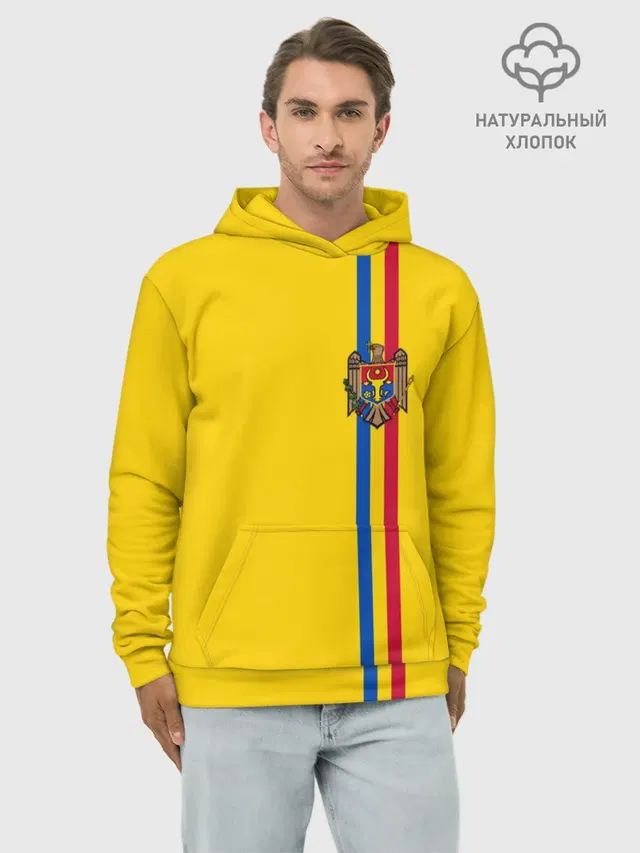 Молдавия, лента с гербом