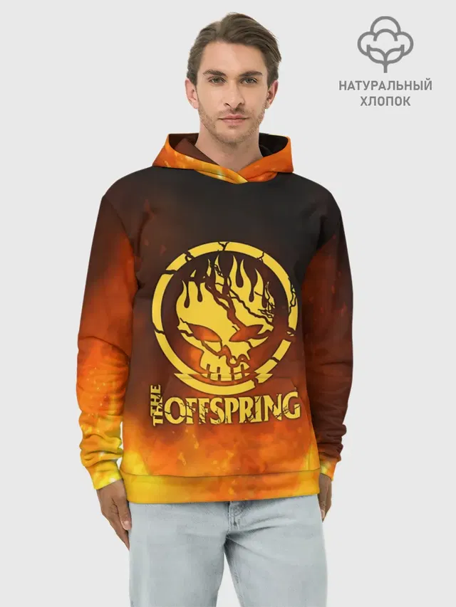 Худи мужской базовый хлопок с принтом «Offspring — The Offspring»
