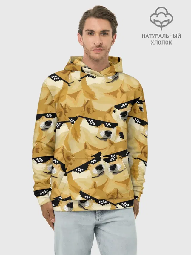 Doge мем в deal with it очках