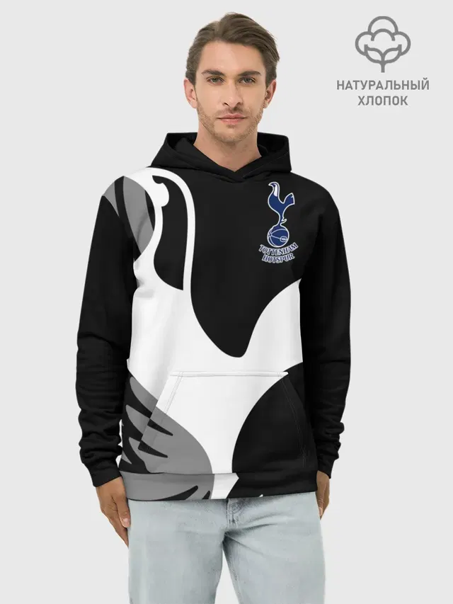 Худи мужской базовый хлопок с принтом «Tottenham — Tottenham Exclusive»