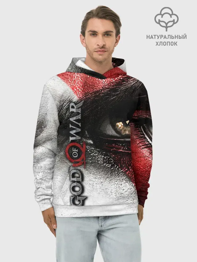 Худи мужской базовый хлопок с принтом «Omega symbol»