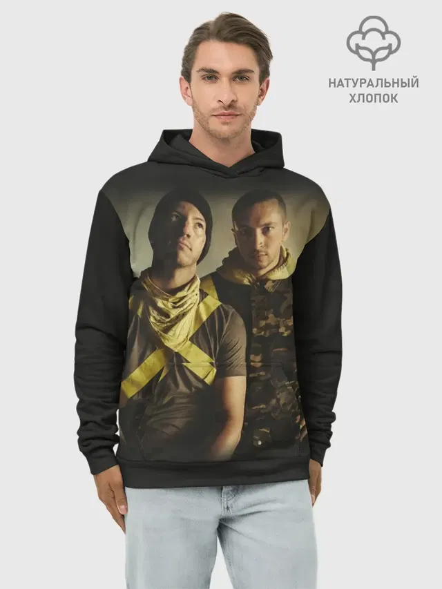 Худи мужской базовый хлопок с принтом «Tyler Joseph»