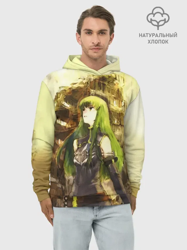 Худи мужской базовый хлопок с принтом «Code Geass — Code Geass art»