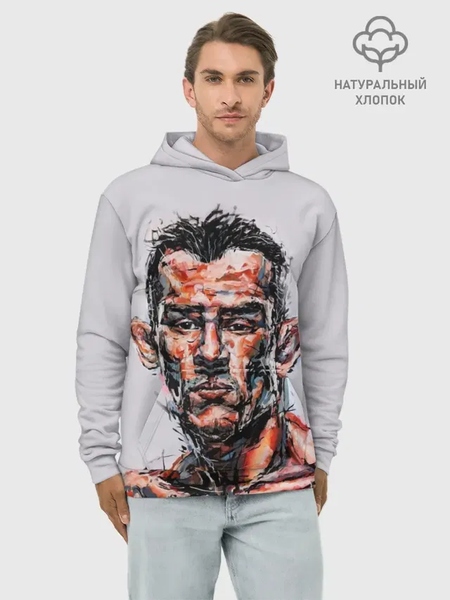 Худи мужской базовый хлопок с принтом «MMA — Tony Ferguson»