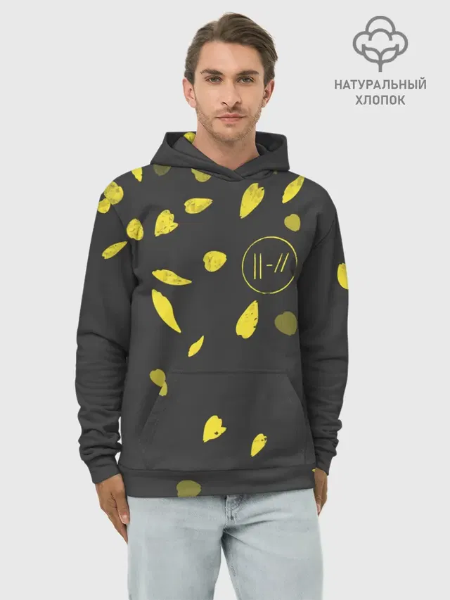 Худи мужской базовый хлопок с принтом «Trench — Twenty One Pilots - Trench»