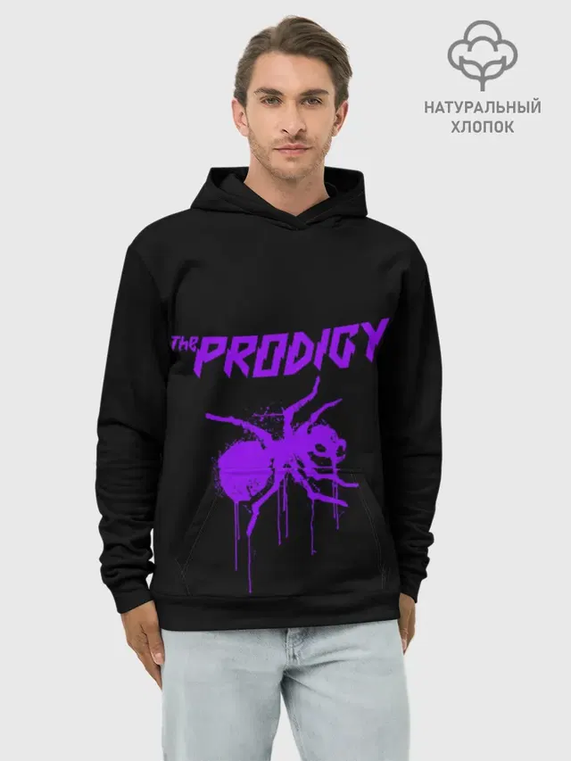 Худи мужской базовый хлопок с принтом «ant — The Prodigy»
