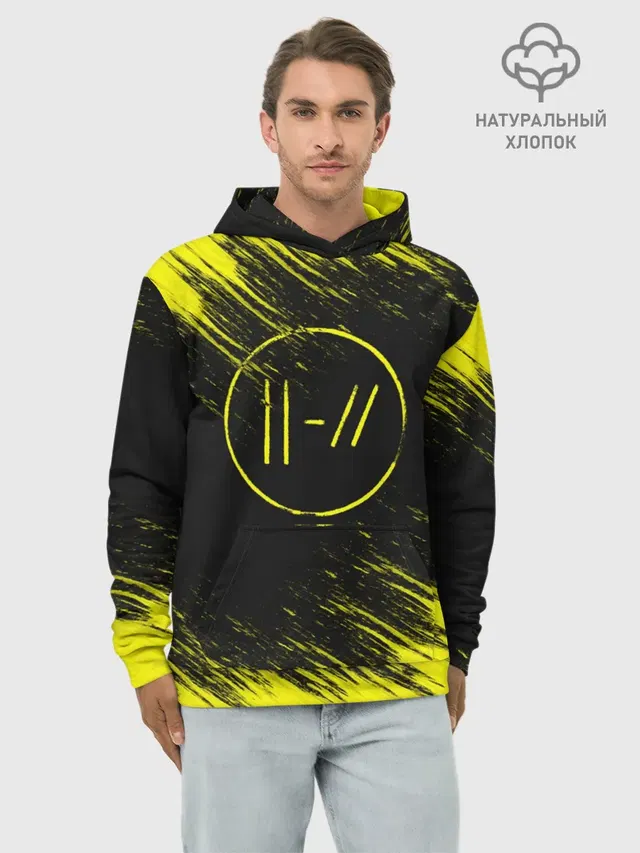 Худи мужской базовый хлопок с принтом «Twenty One Pilots — Twenty One Pilots 5»