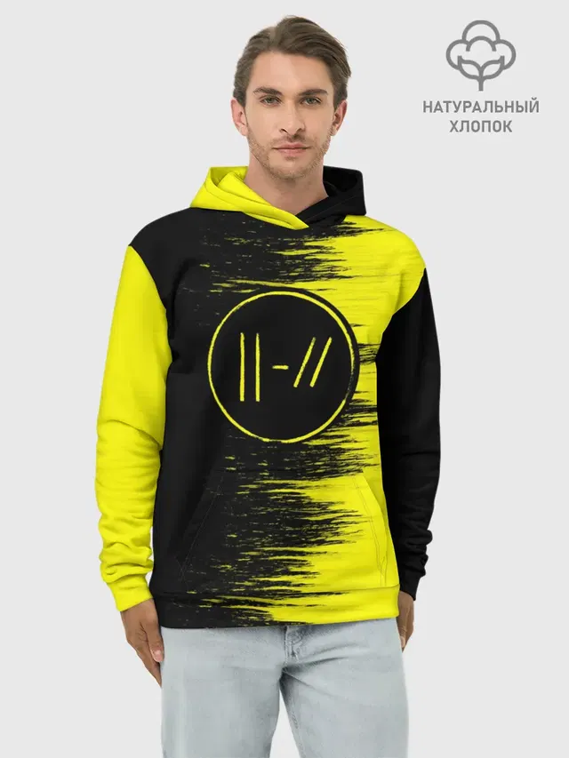 Худи мужской базовый хлопок с принтом «Twenty One Pilots 7»