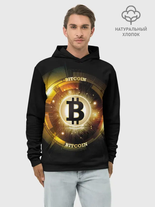Золотой биткоин