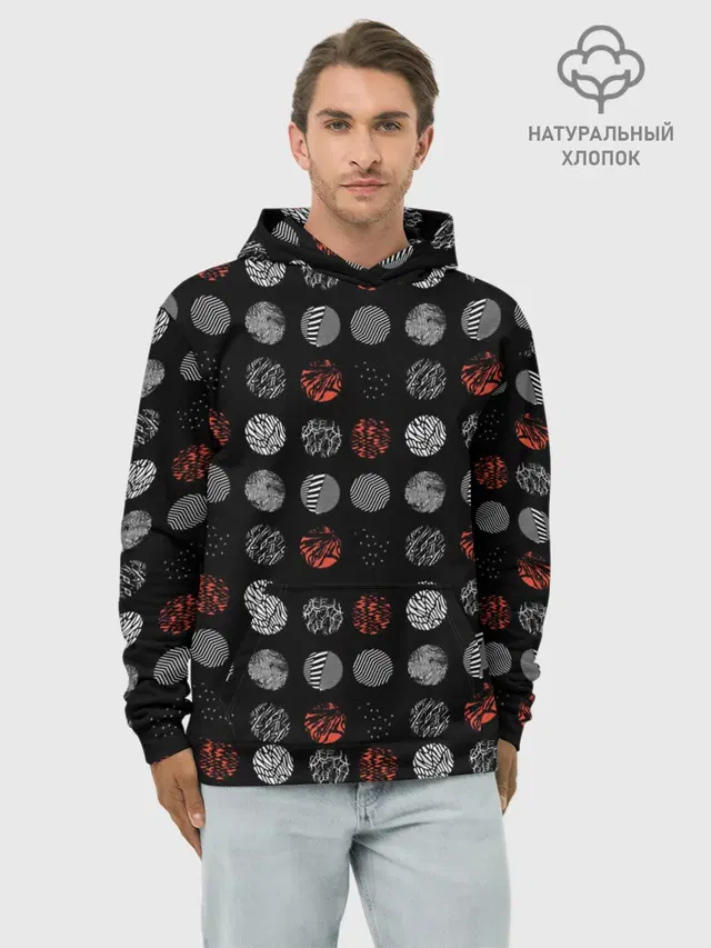 Худи мужской базовый хлопок с принтом «Blurryface album art»