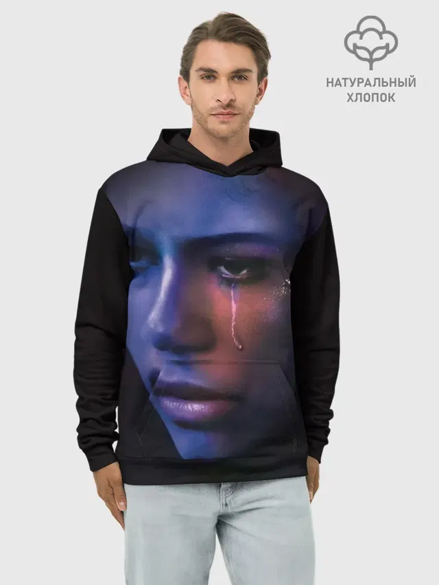 Худи мужской базовый хлопок с принтом «Эйфория — сериал Euphoria»