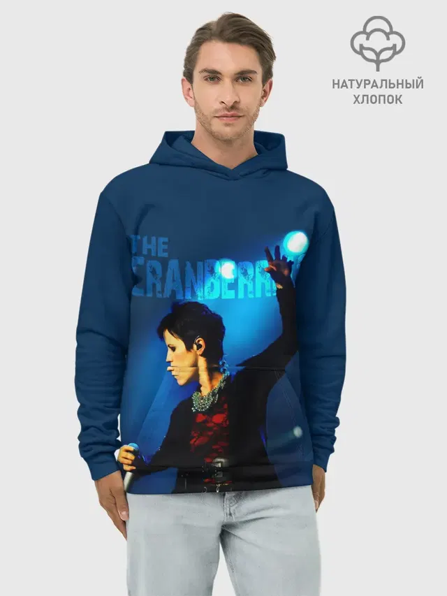 Худи мужской базовый хлопок с принтом «The Cranberries»