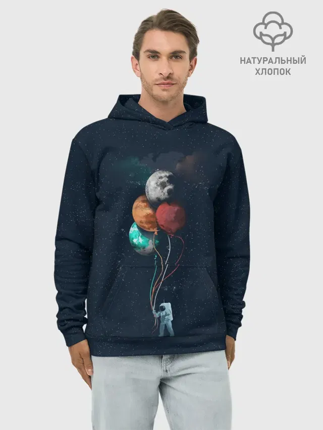 Космонавт с Планетами