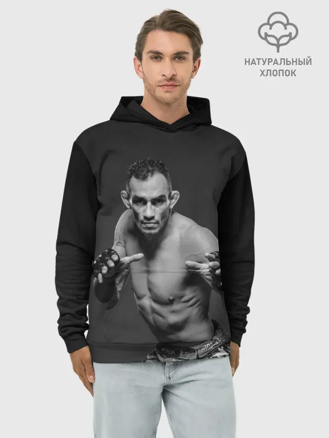 Худи мужской базовый хлопок с принтом «MMA — Tony Ferguson»
