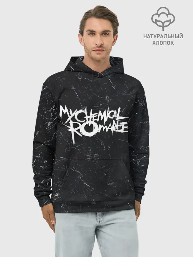 Худи мужской базовый хлопок с принтом «My Chemical Romance»