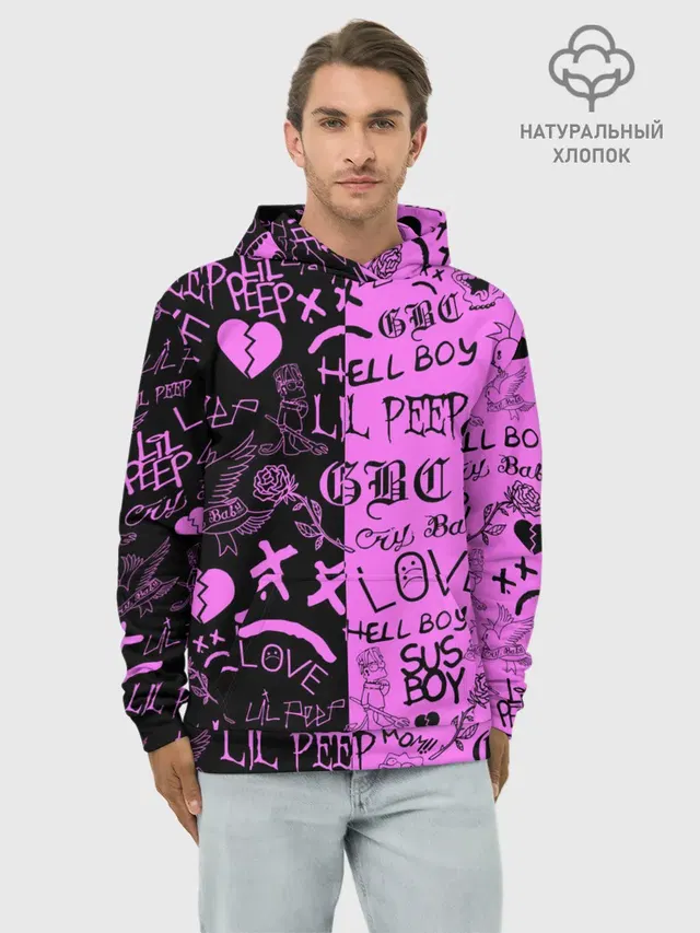LIL PEEP LOGOBOMBING BLACK PINK